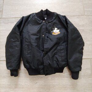 Vintage Disney Mickey Mouse black jacket 6 / 7 Chalk Line Kids Youth